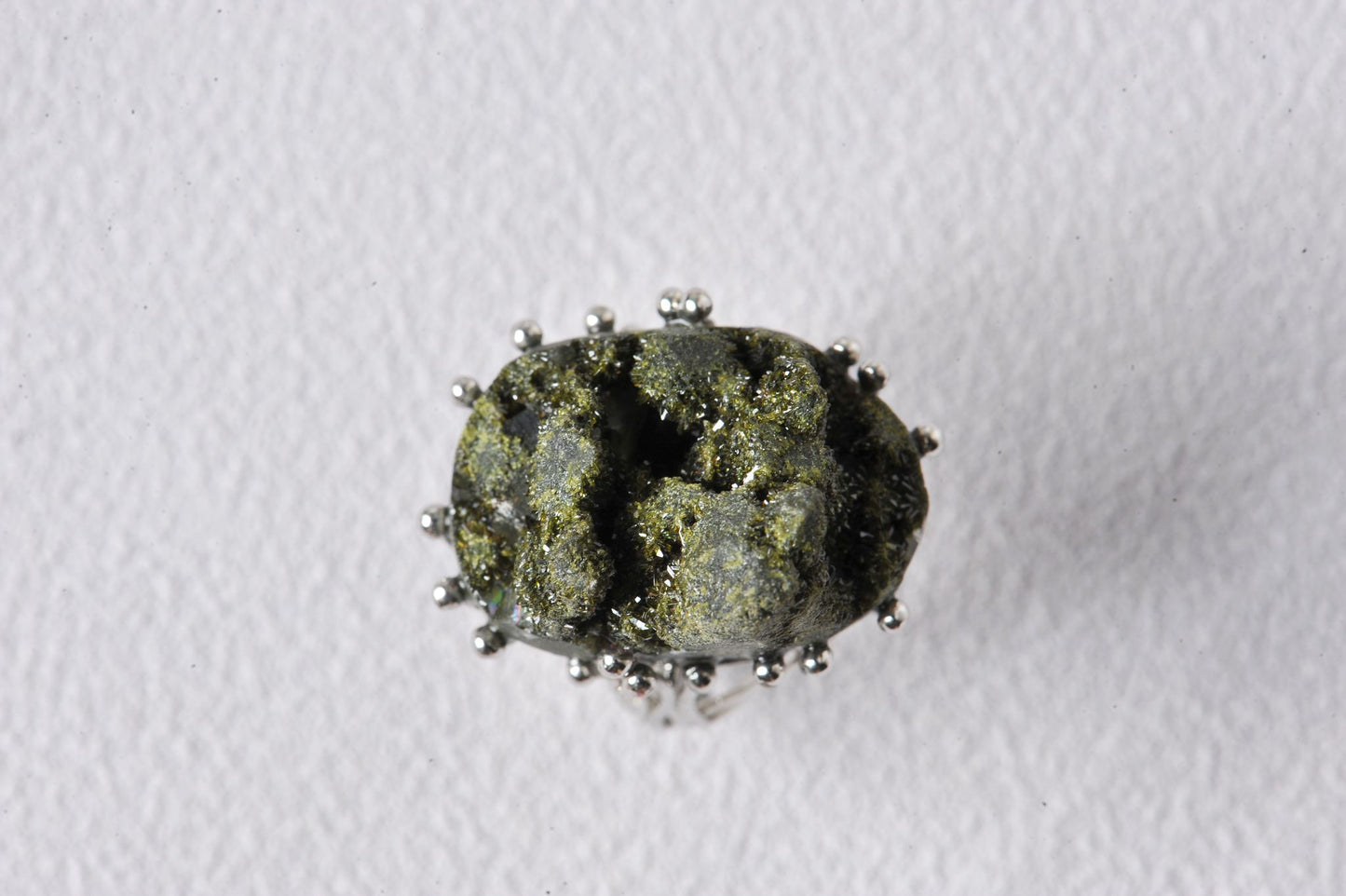 Unique Wealth Magnet Epidote Fortune Hill Ring