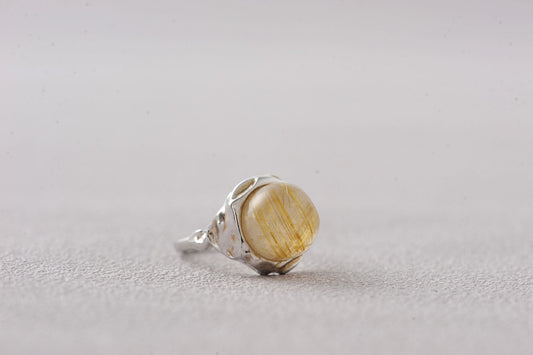 Tangible Vision Rutilated Quartz Ring