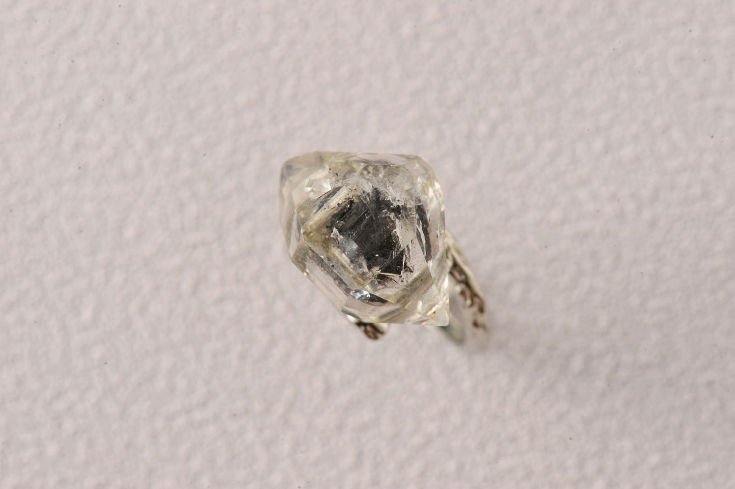 Third Eye Diamond Herkimer Ring