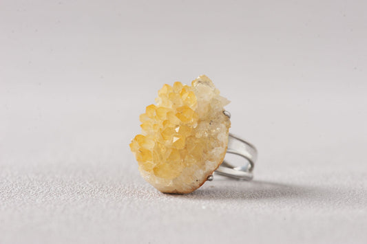 Solar Harvest Citrine Ring