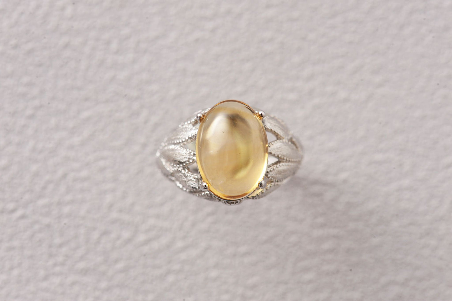 Citrine Lens of Abundance Ring