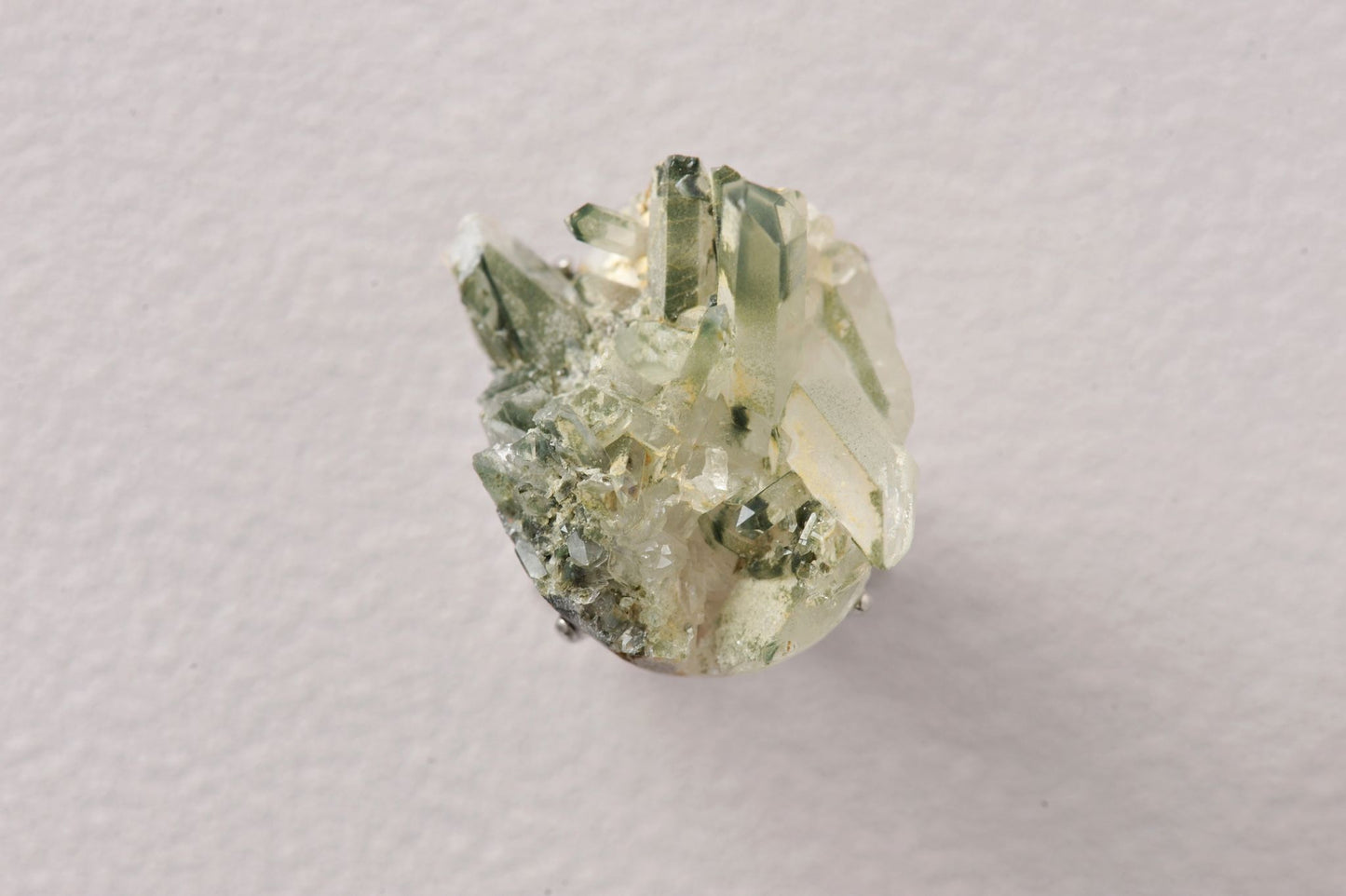 Himalayas Green Phantom Cluster Crystal Unique Ring