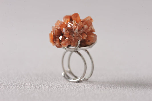 Morocco Desert Star Aragonite Ring