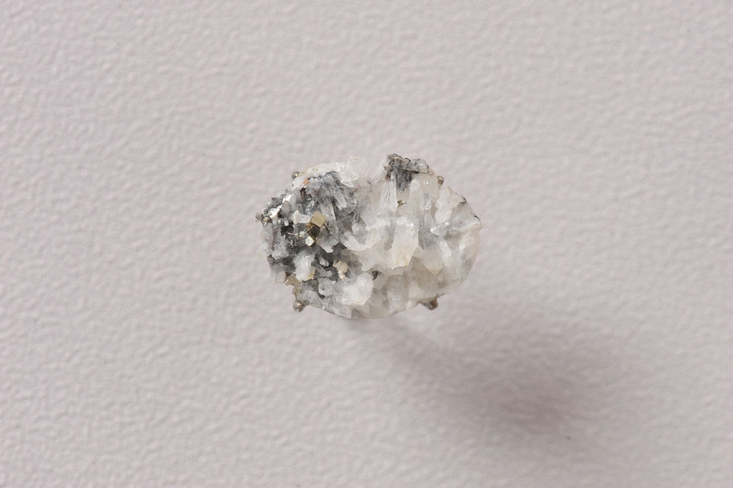 Pyrite on Quartz Manifest Specimen Ring