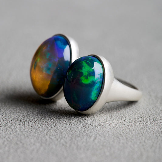 Attracting Prosperity Unique Opal Ring