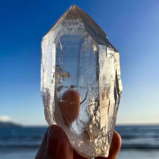 59g Himalayan Sacred Quartz Meditation Handheld Crystal Point