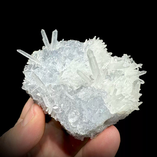 272g Clear Light Blue Quartz Healing Cluster