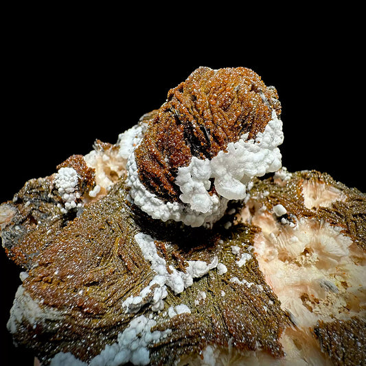 1280g Natural Cerussite Cluster with Calcite & Barite