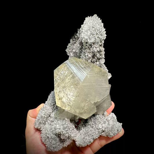 1320g Natural Giant Calcite Quartz Specimen