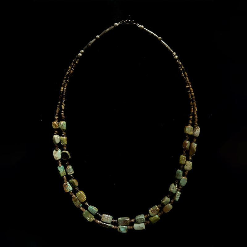 Earth-Toned Turquoise Necklace