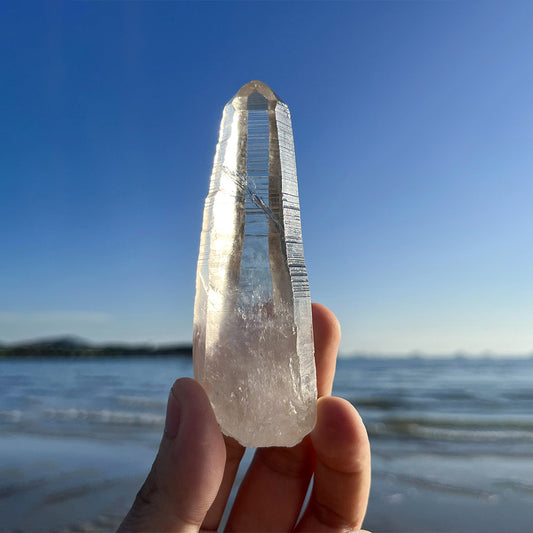 94g Lemurian Laser Quartz Akashic Infinite Energy Wand