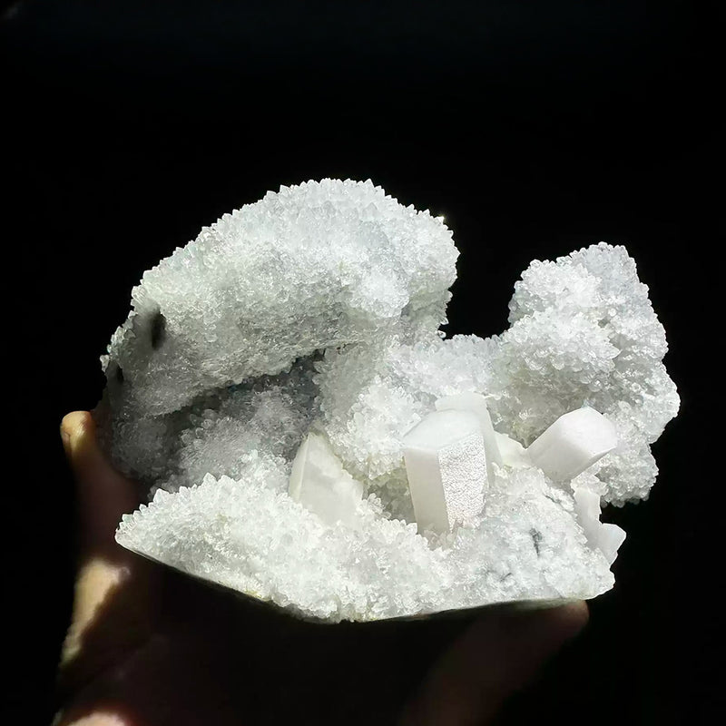 742g Columnar Candle Calcite Quartz Mineral Specimen