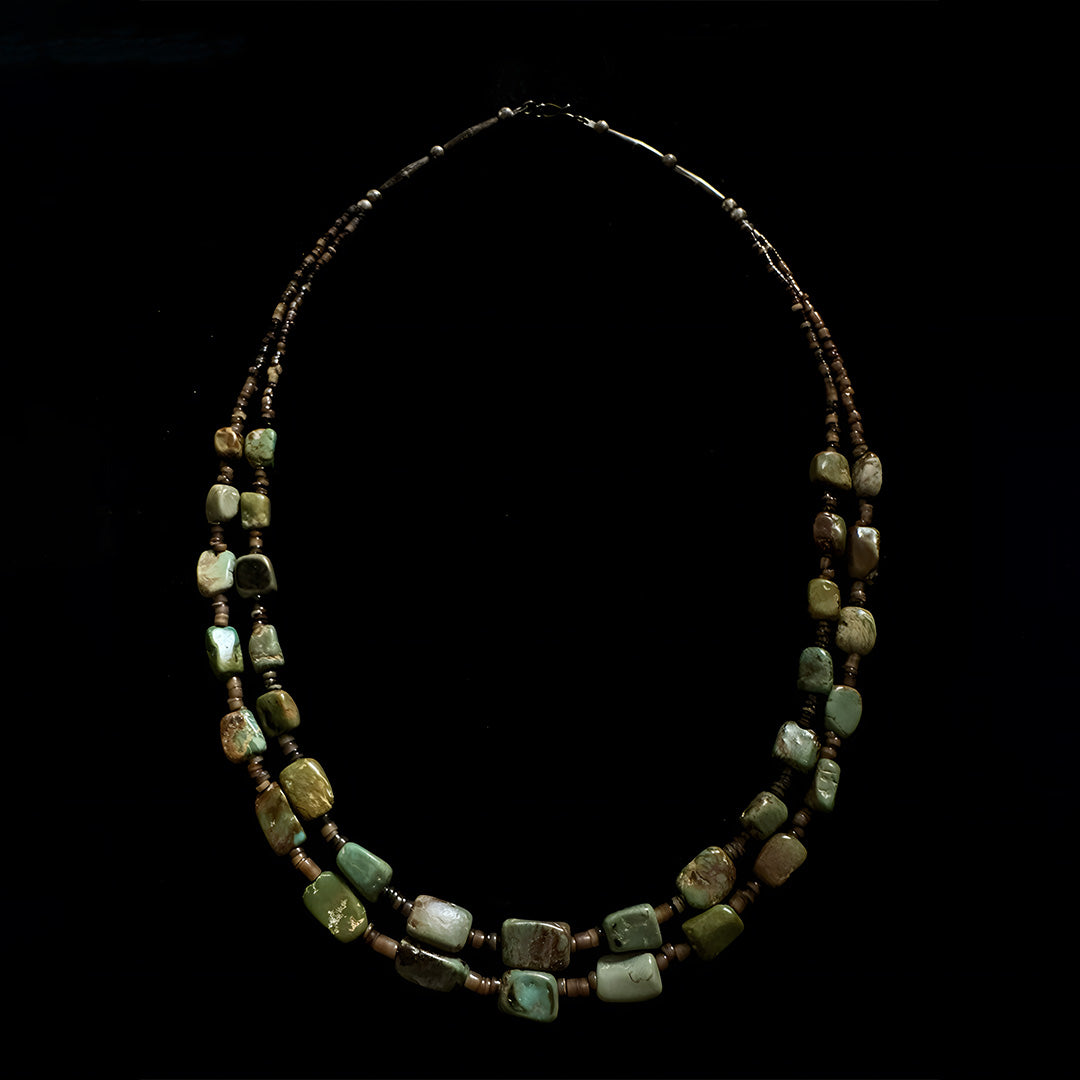 Earth-Toned Turquoise Necklace