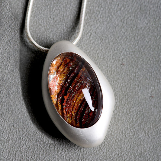 Inner Renewal Unique Phantom Quartz Layered Pendant