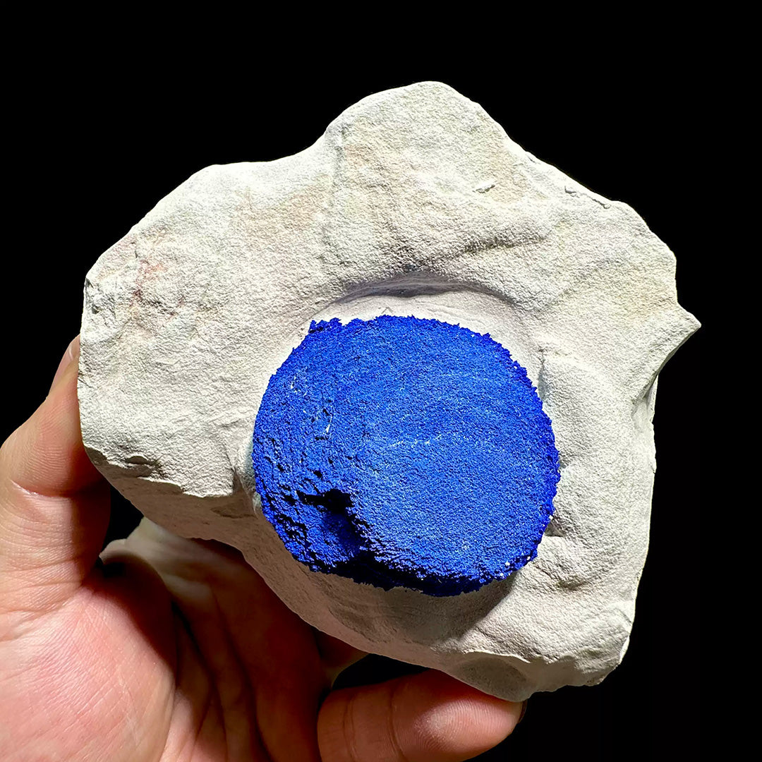 480g Brilliant Blue Azurite Sun