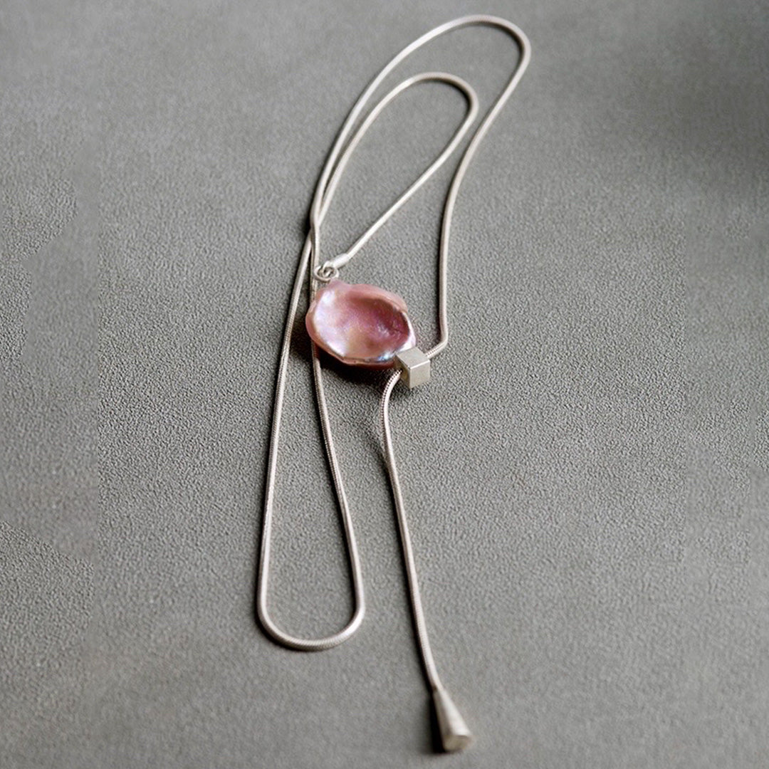 Charisma Bloom Baroque Pearl Lariat Necklace