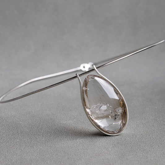 Ancient Flowing Enhydros Quart Pendant