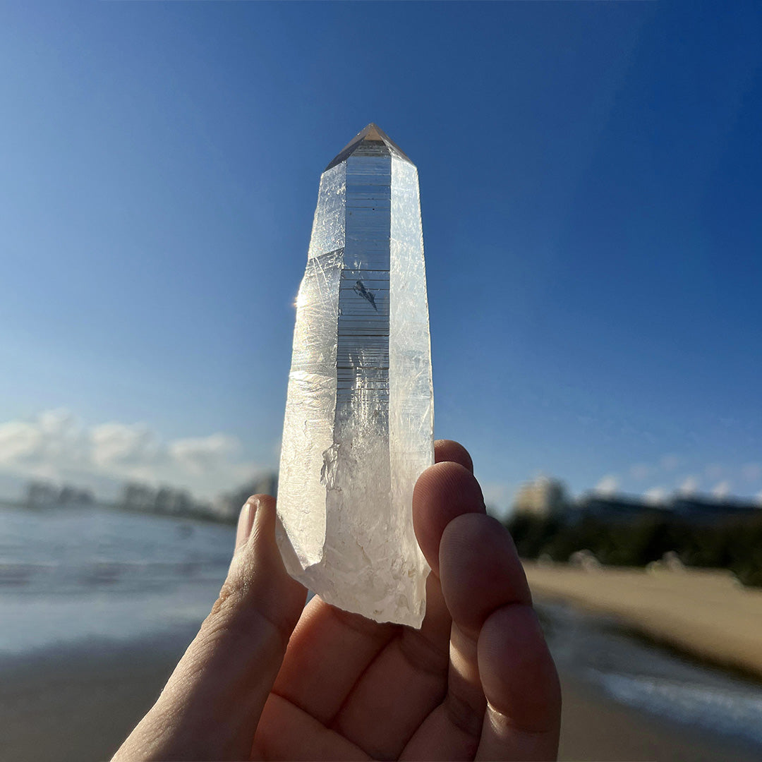 94g Lemurian Laser Quartz Akashic Infinite Energy Wand