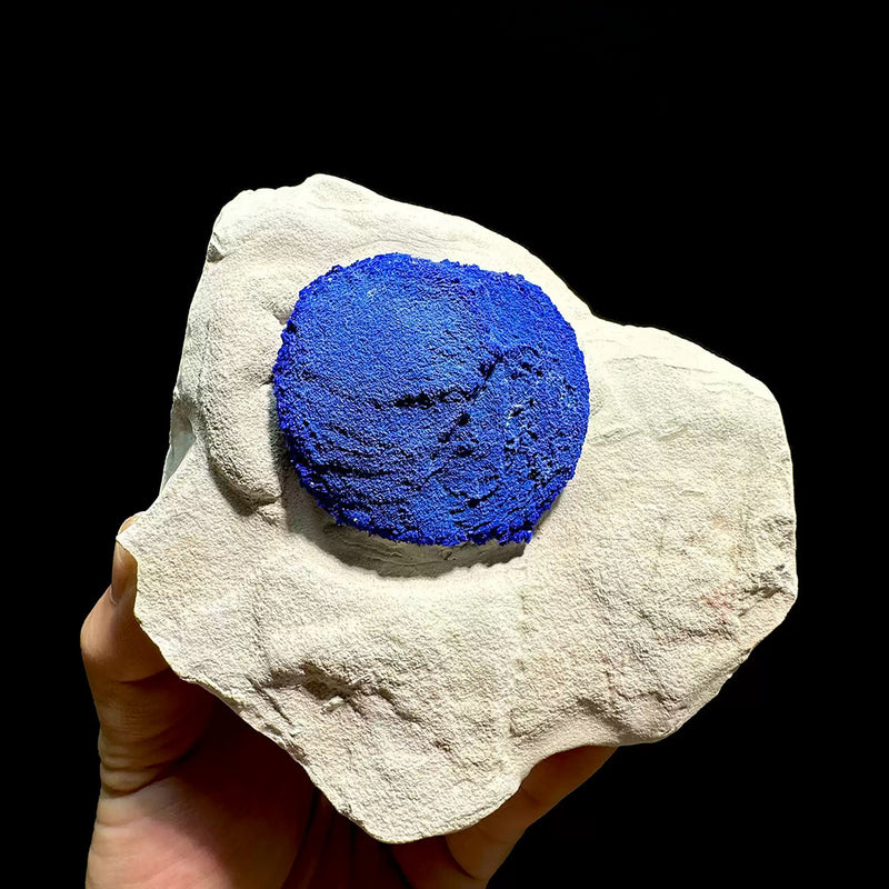 480g Brilliant Blue Azurite Sun