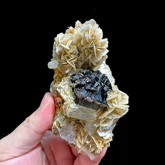 383g Cassiterite Aquamarine Mica Mineral Specimen