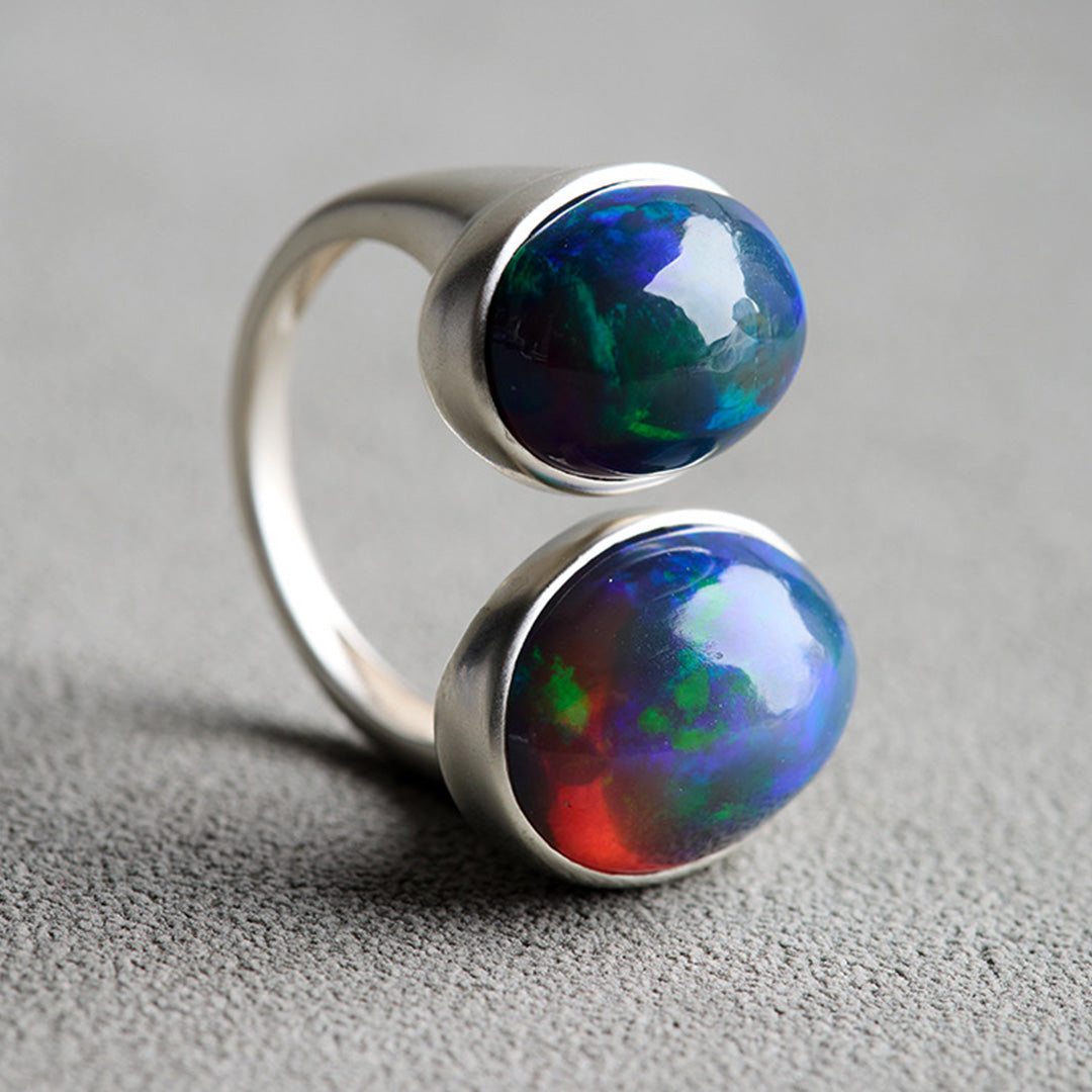 Attracting Prosperity Unique Opal Ring