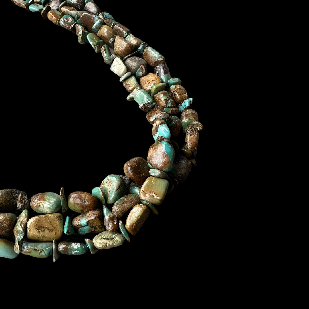Unique Triple Layer Turquoise Necklace