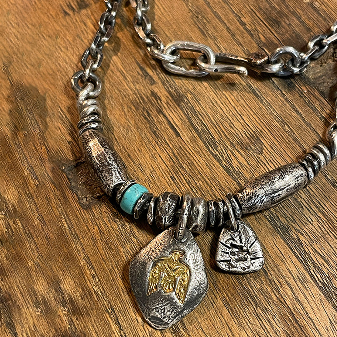 Untamed’s Mark Custom Engraved Turquoise Necklace