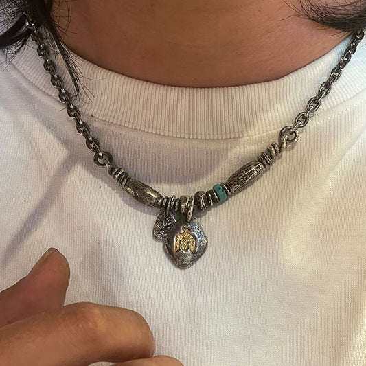 Untamed’s Mark Custom Engraved Turquoise Necklace