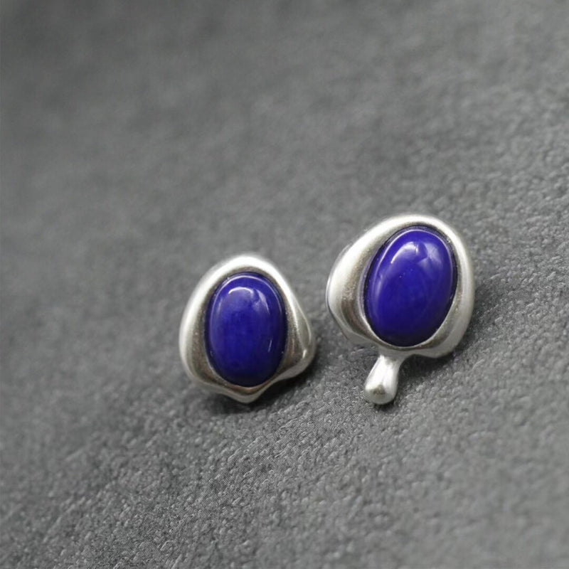 Intuition Gem Rare Lapis Lazuli Stud Earrings