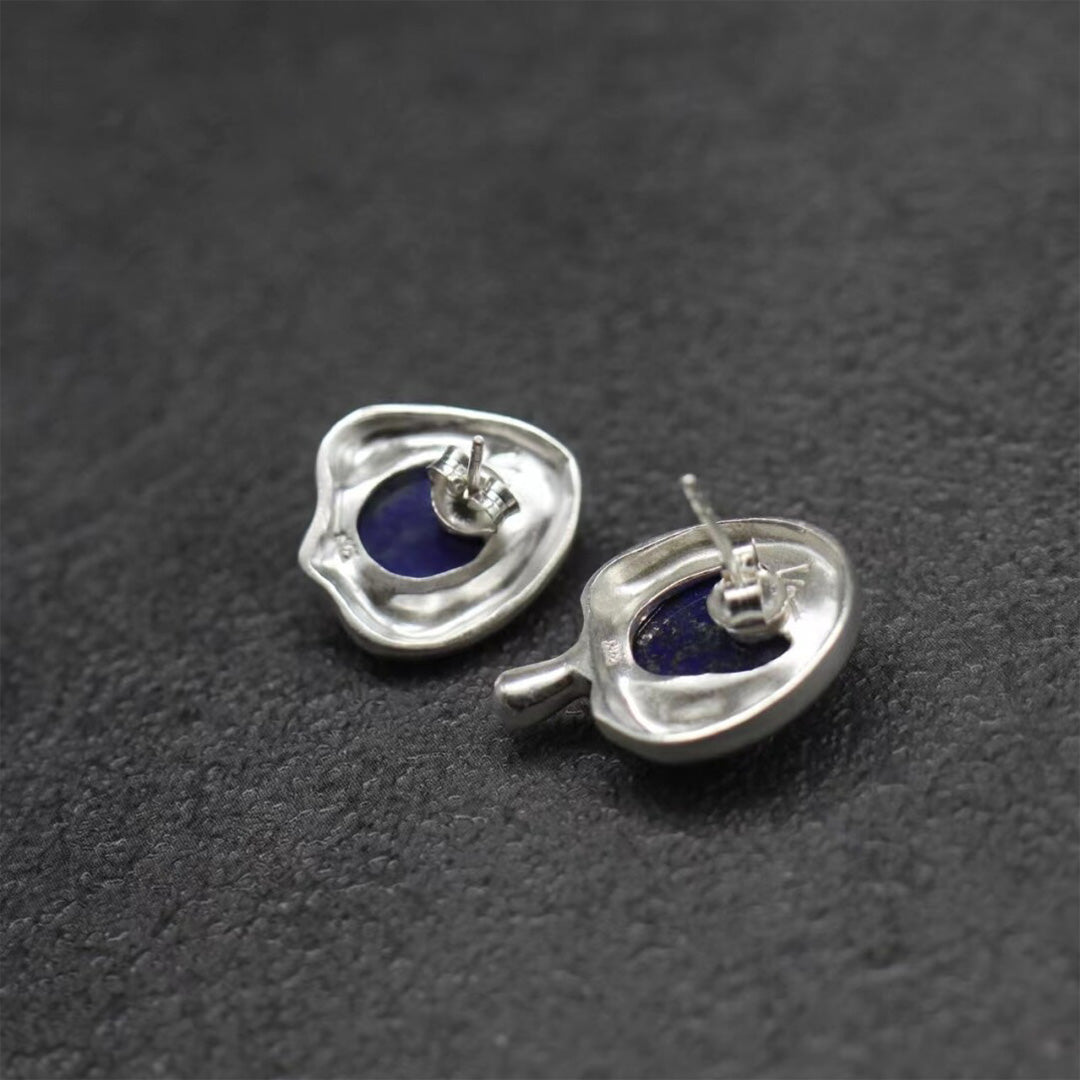 Intuition Gem Rare Lapis Lazuli Stud Earrings