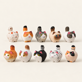 Mini Hand-Carved Wooden Cat DIY Kit