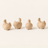 Mini Hand-Carved Wooden Cat DIY Kit