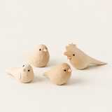 DIY Hand-Painted Wooden Bird Collection