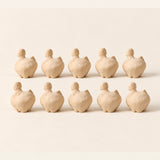 Mini Hand-Carved Wooden Cat DIY Kit