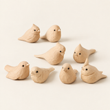 DIY Hand-Painted Wooden Bird Collection