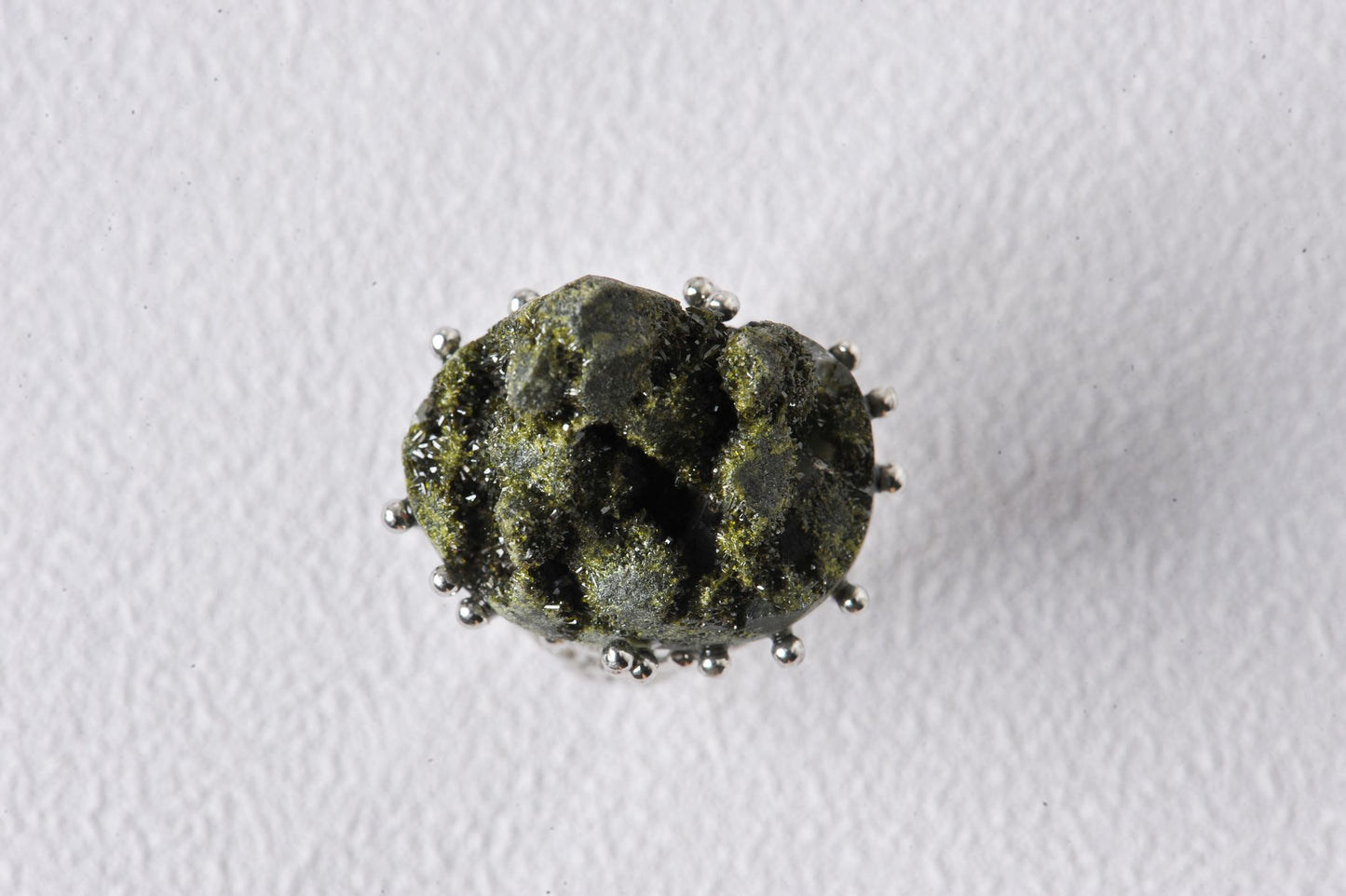 Unique Wealth Magnet Epidote Fortune Hill Ring