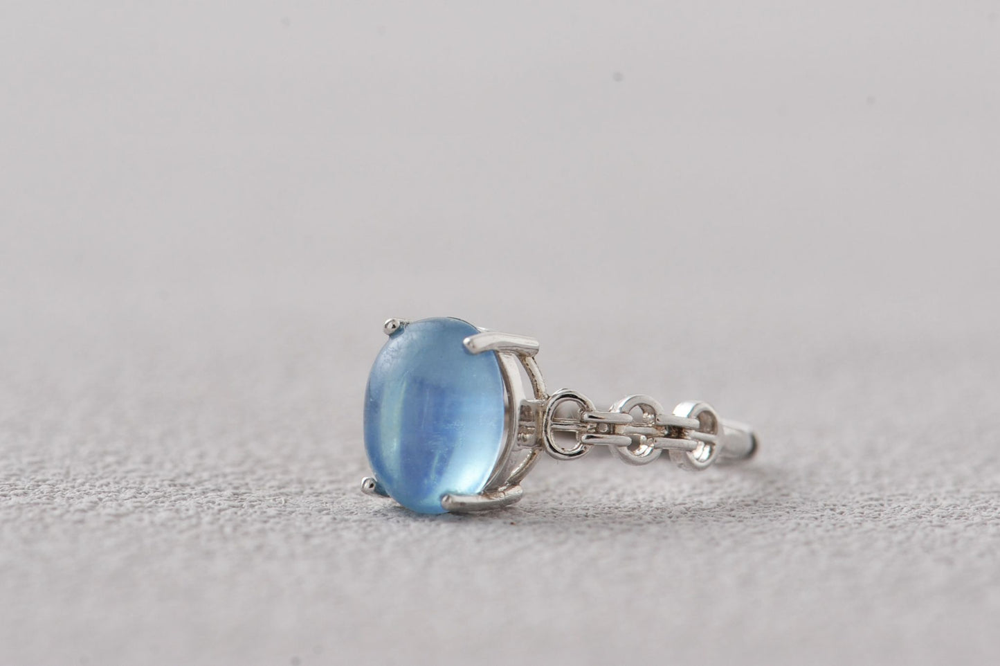 Mermaid’s Tear Aquamarine Ring