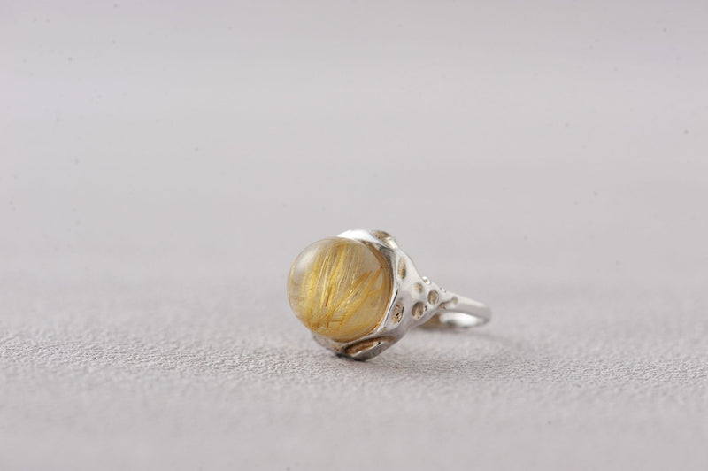 Tangible Vision Rutilated Quartz Ring