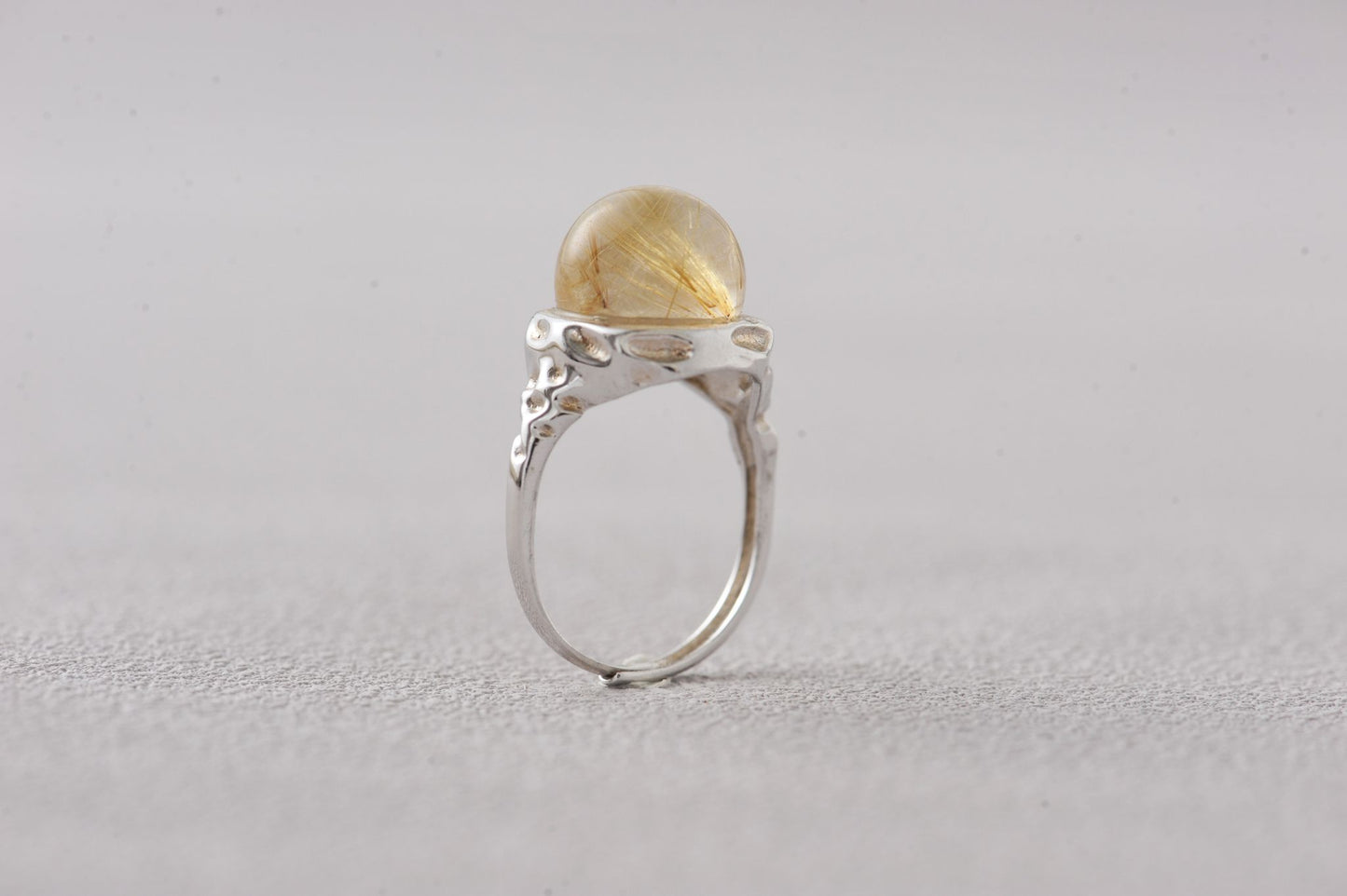 Tangible Vision Rutilated Quartz Ring
