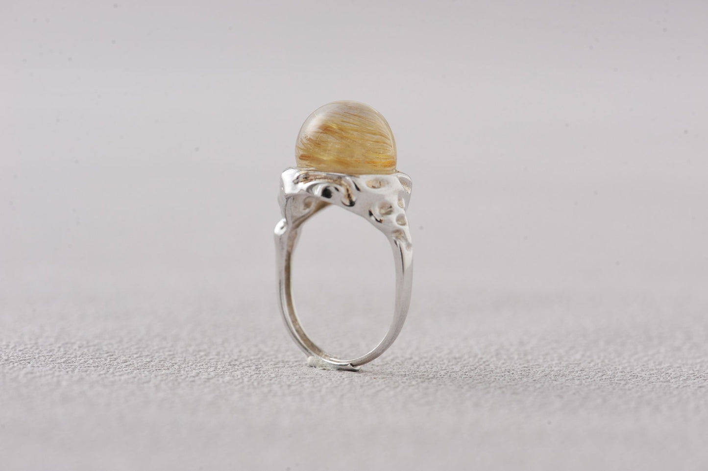 Tangible Vision Rutilated Quartz Ring