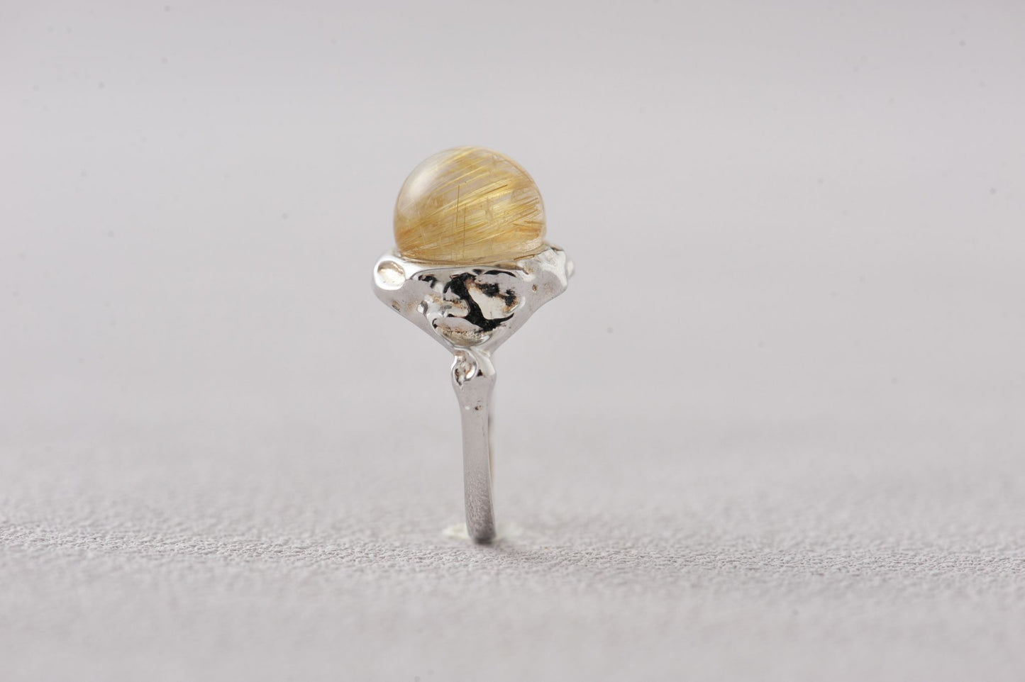 Tangible Vision Rutilated Quartz Ring