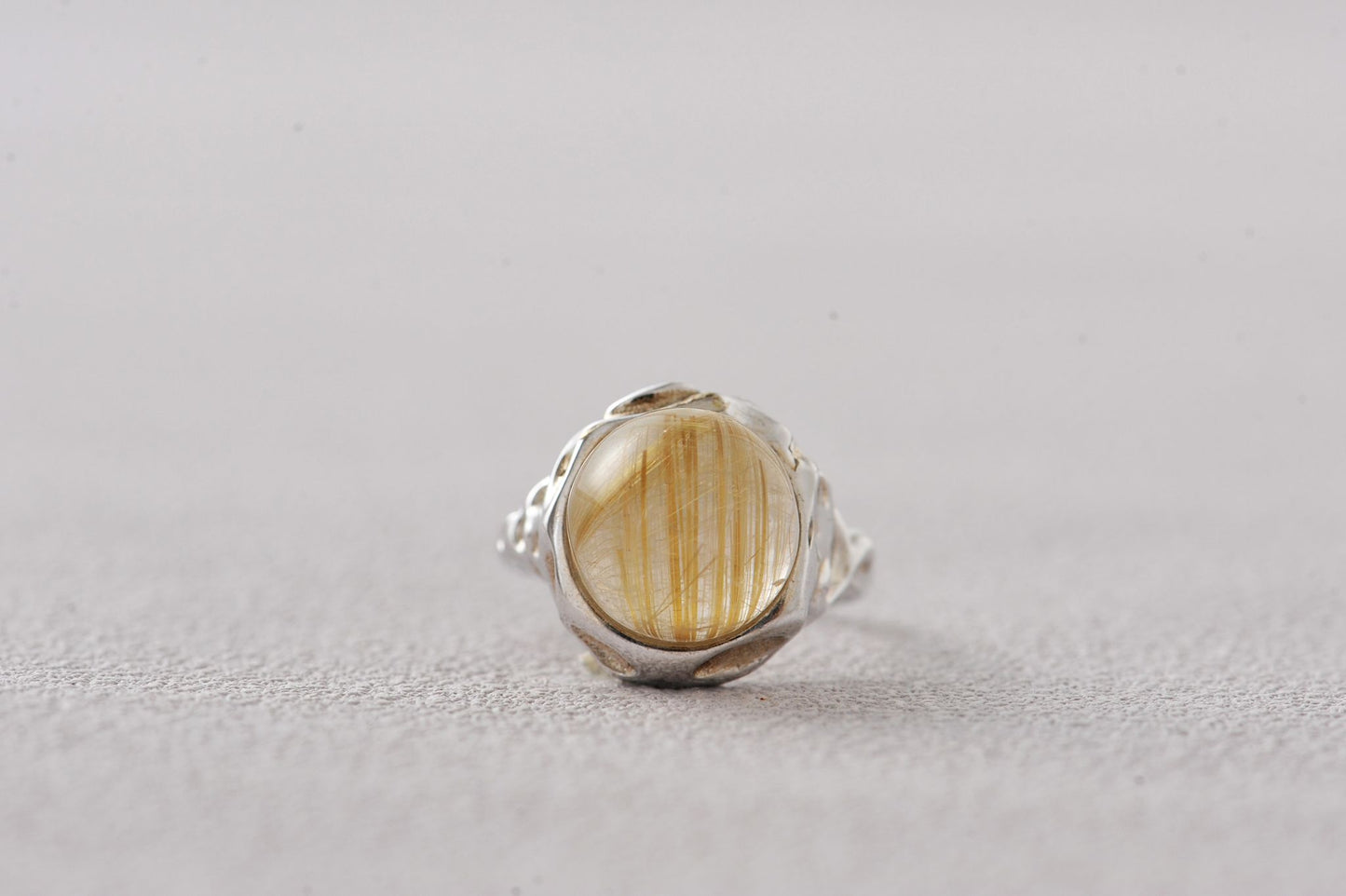 Tangible Vision Rutilated Quartz Ring
