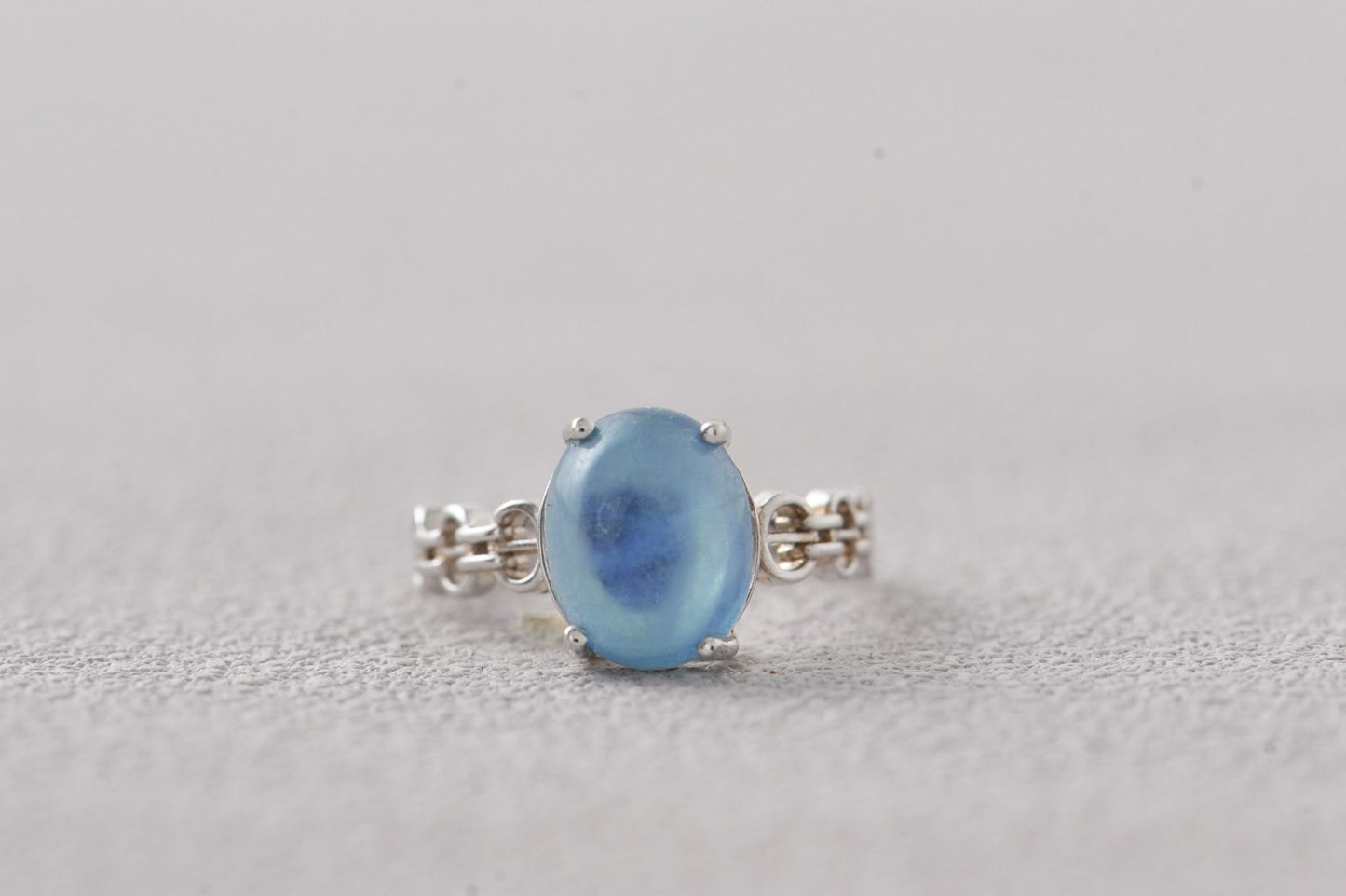 Mermaid’s Tear Aquamarine Ring