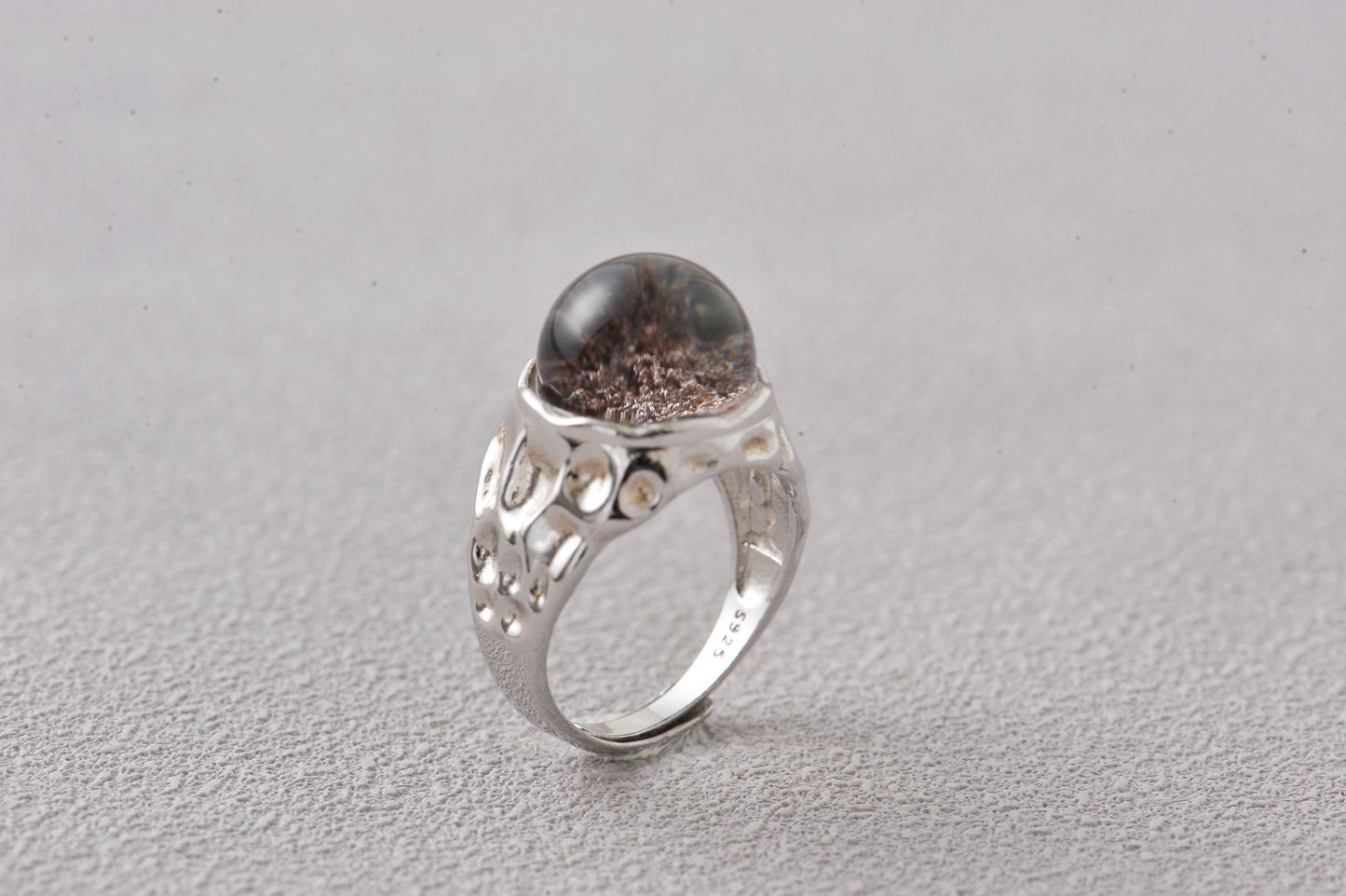 Time-Captured Four Seasons Phantom Quartz Ring