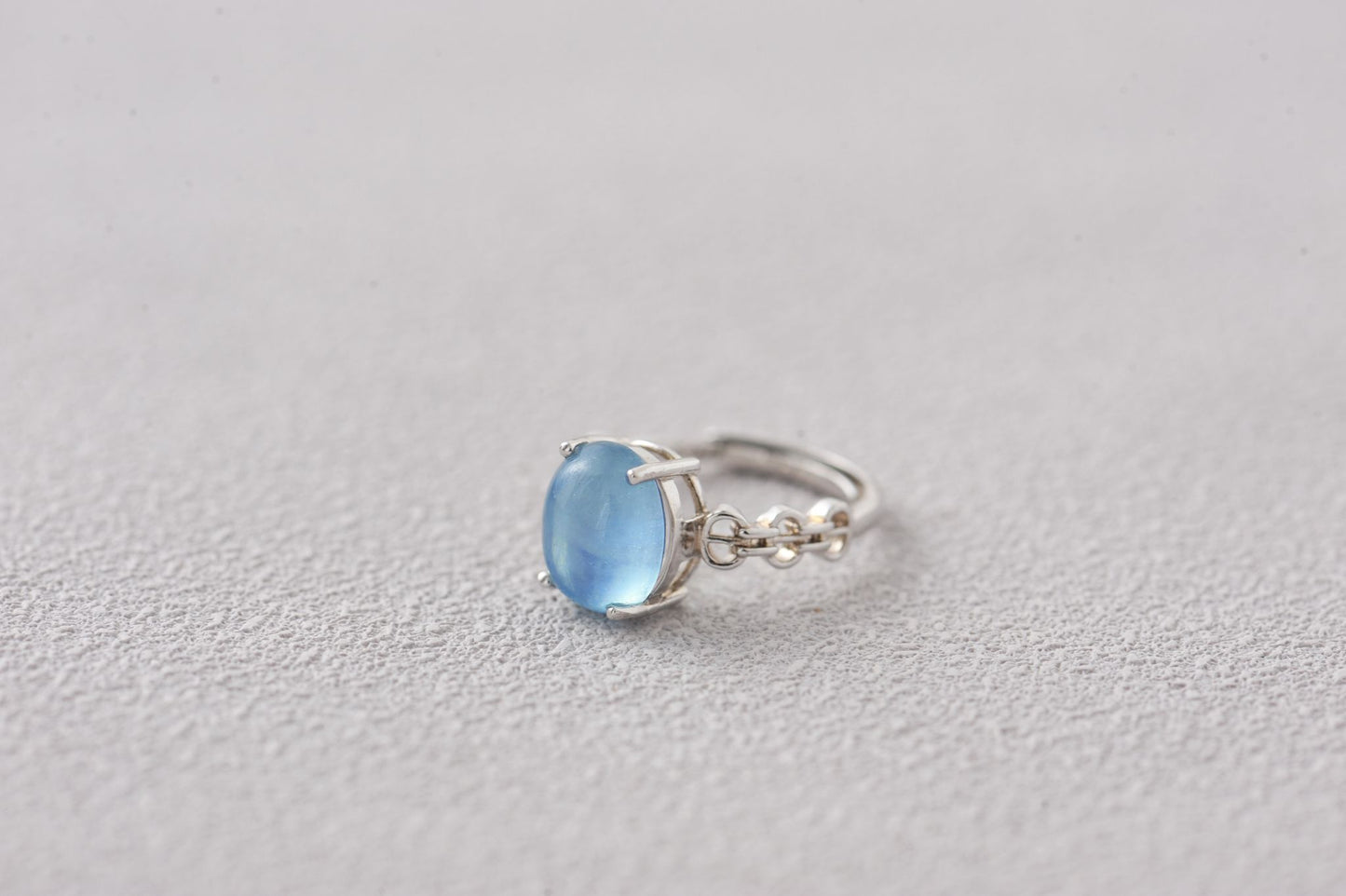 Mermaid’s Tear Aquamarine Ring