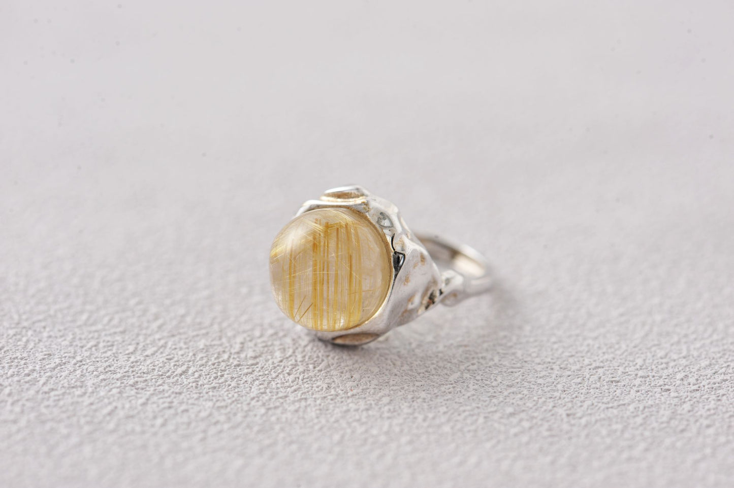 Tangible Vision Rutilated Quartz Ring