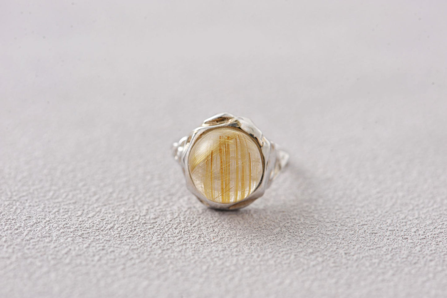 Tangible Vision Rutilated Quartz Ring