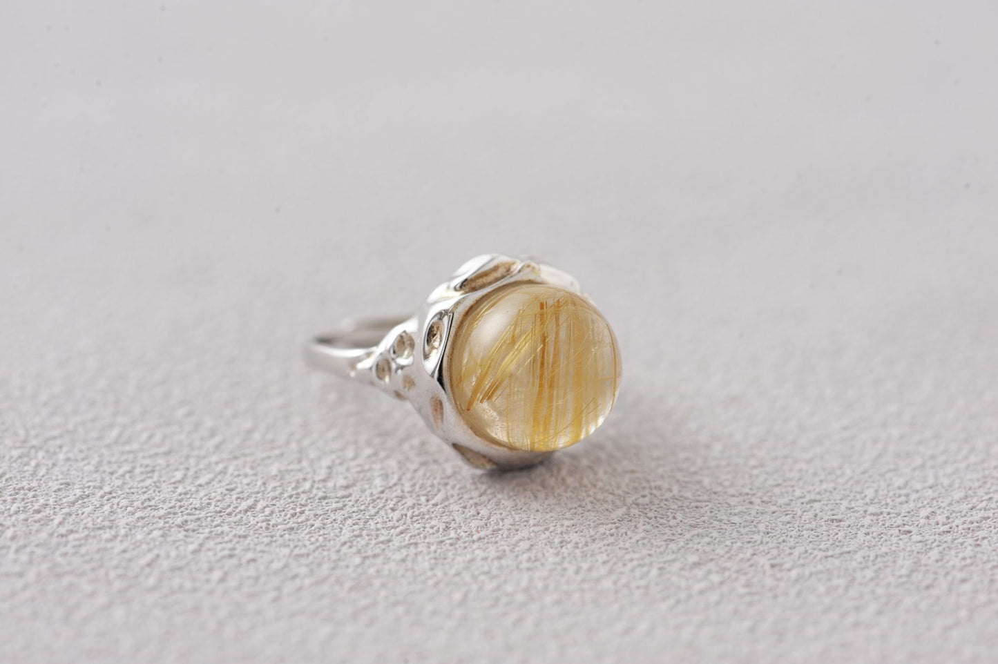 Tangible Vision Rutilated Quartz Ring