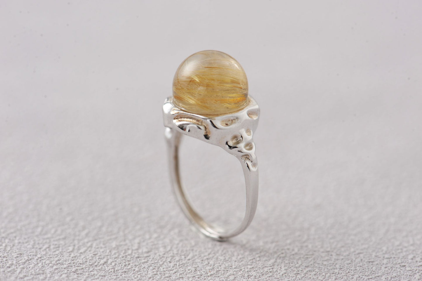 Tangible Vision Rutilated Quartz Ring
