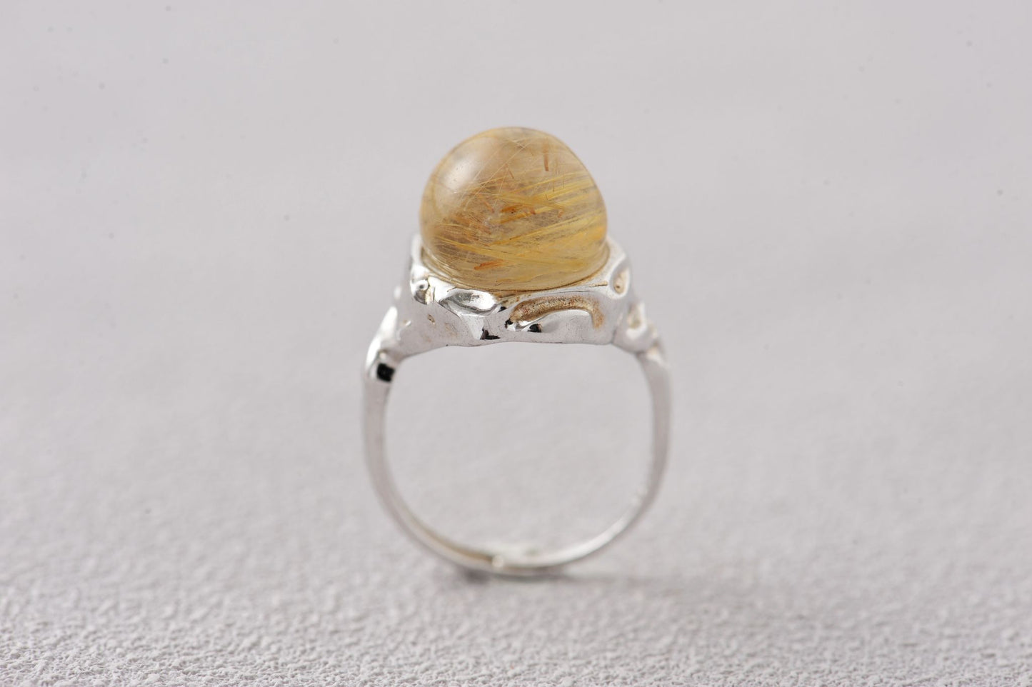 Tangible Vision Rutilated Quartz Ring